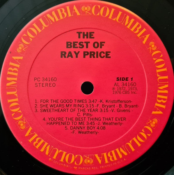 Ray Price - The Best Of Ray Price
