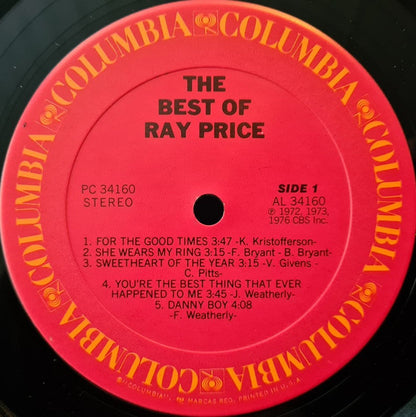 Ray Price - The Best Of Ray Price