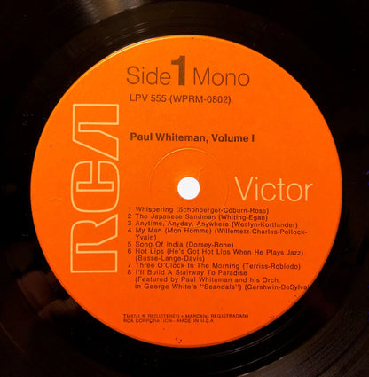 Paul Whiteman, Volume 1 - secondary