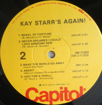 Kay Starr's Again - secondary