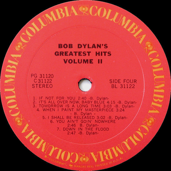 Bob Dylan's Greatest Hits Volume II - secondary