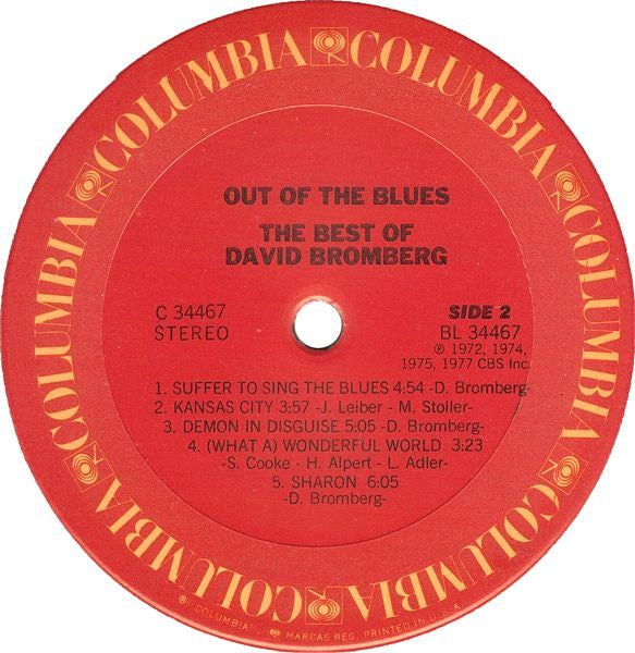 Out Of The Blues: The Best Of David Bromberg - secondary