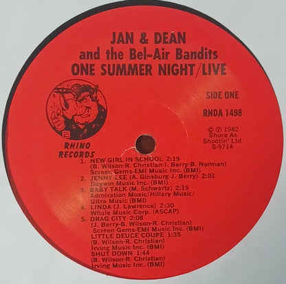Jan & Dean, The Belair-Bandits - One Summer Night / Live