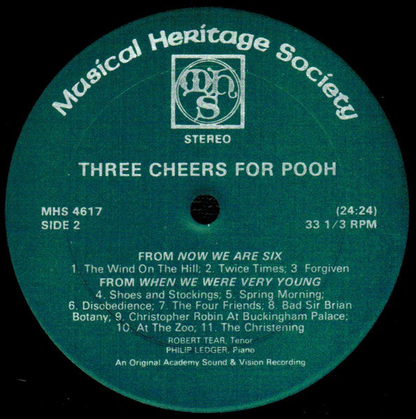 Three Cheers For Pooh - secondary