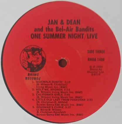 Jan & Dean, The Belair-Bandits - One Summer Night / Live