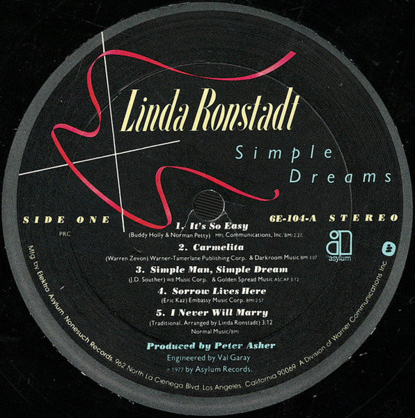Simple Dreams - secondary