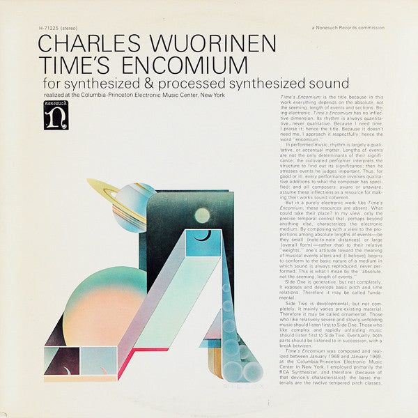 Time's Encomium (For Synthesized & Processed Synthesized Sound) - primary