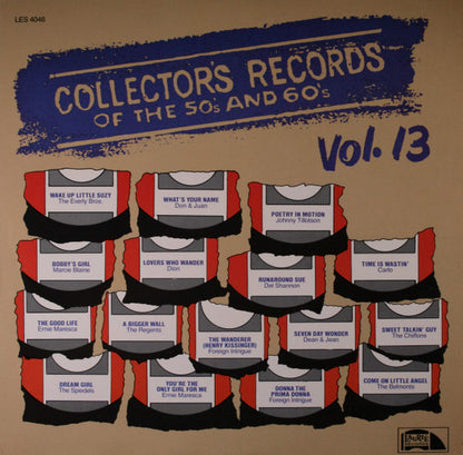 Collector's Records Of The 50's And 60's Vol. 13 - primary