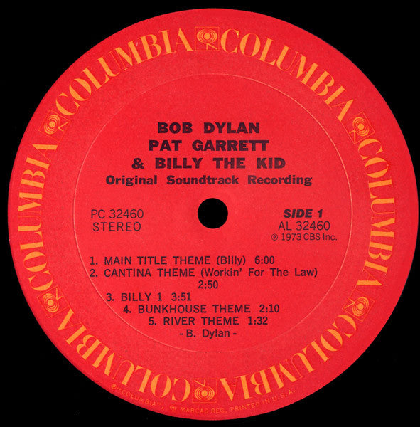 Bob Dylan - Pat Garrett & Billy The Kid (Original Soundtrack Recording)