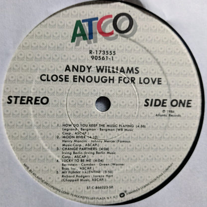 Andy Williams - Close Enough For Love