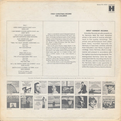 First Christmas Record For Children - secondary