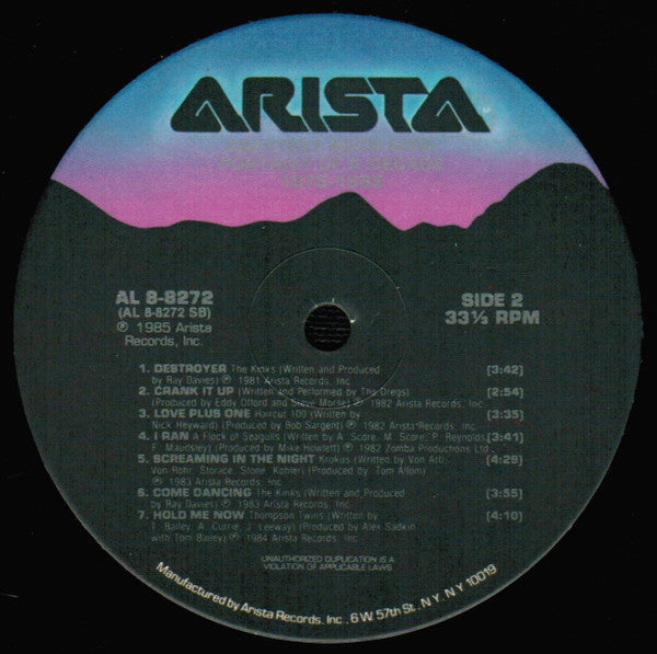 Greatest AOR Hits:  Portrait Of A Decade - secondary