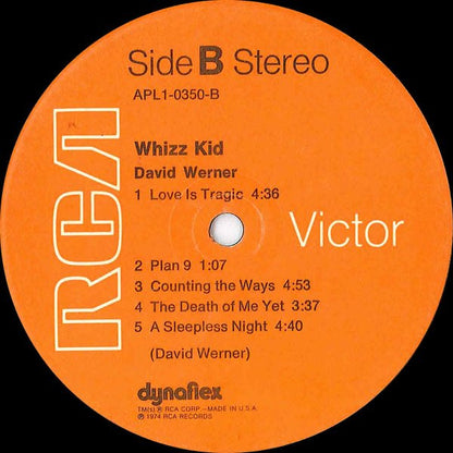 David Werner - Whizz Kid