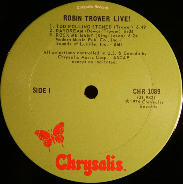 Robin Trower Live! - secondary