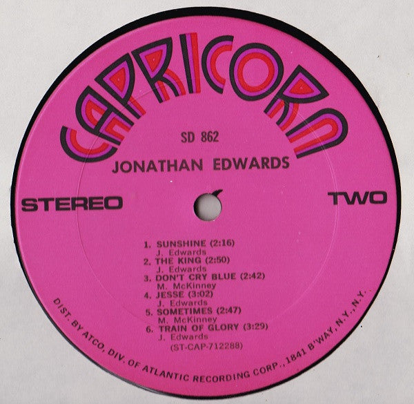 Jonathan Edwards - secondary