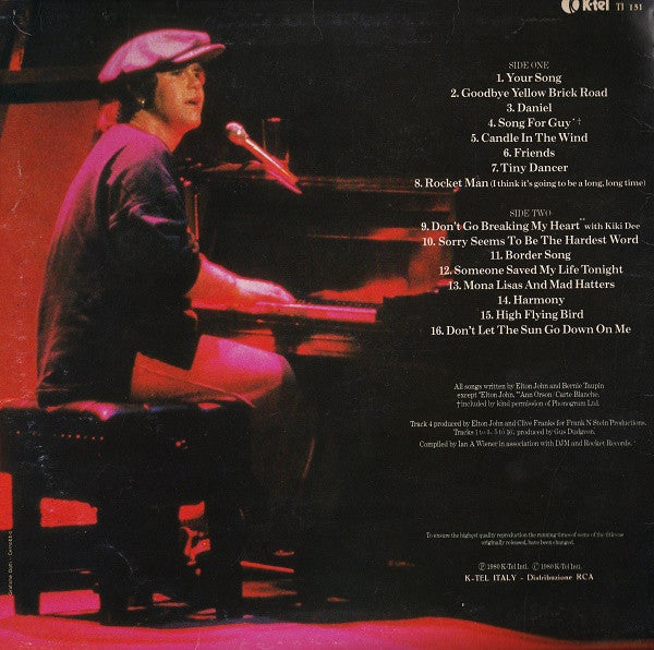 The Very Best Of Elton John - secondary