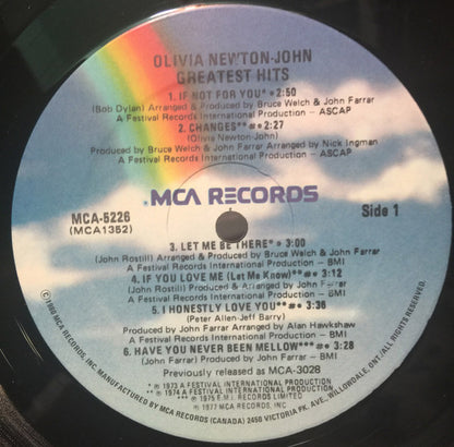 Olivia Newton-John's Greatest Hits - secondary