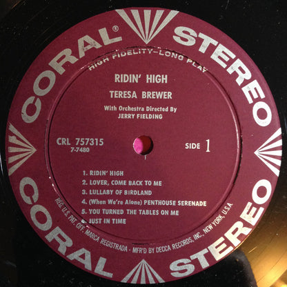 Ridin' High - secondary