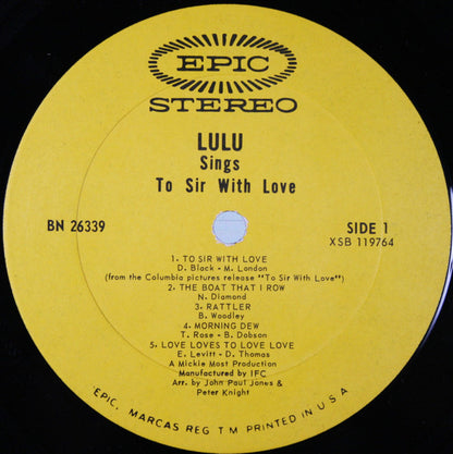 Lulu Sings To Sir With Love - secondary