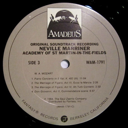 Sir Neville Marriner, The Academy Of St. Martin-in-the-Fields - Amadeus (Original Soundtrack Recording)