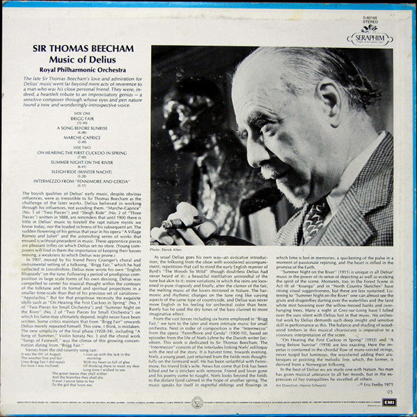 Frederick Delius, Sir Thomas Beecham, Royal Philharmonic Orchestra - Music Of Delius