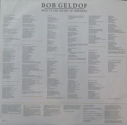 Bob Geldof - Deep In The Heart Of Nowhere