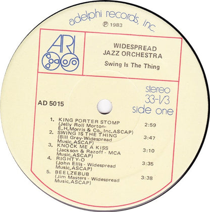 The Widespread Jazz Orchestra - Swing Is The Thing