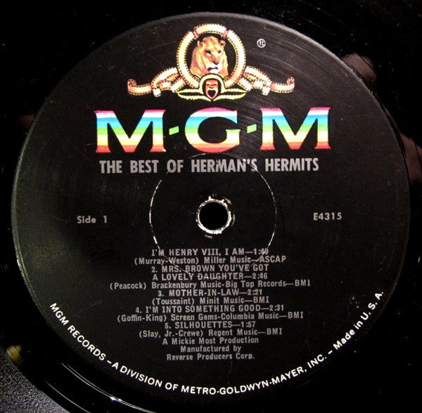 The Best Of Herman's Hermits - secondary