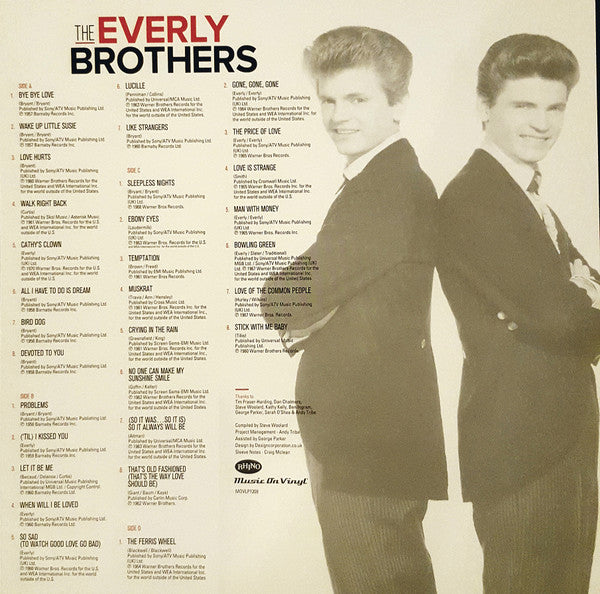 The Very Best Of The Everly Brothers - secondary