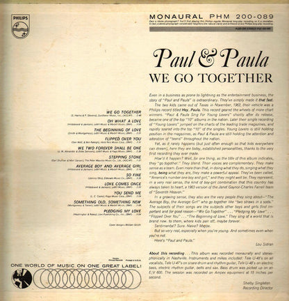 Paul & Paula - We Go Together