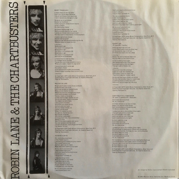 Robin Lane & The Chartbusters - secondary