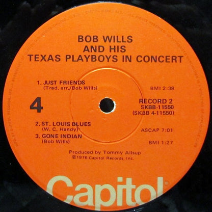 Bob Wills & His Texas Playboys - In Concert
