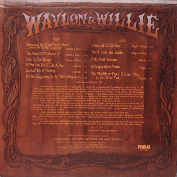 Waylon & Willie - secondary