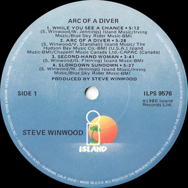 Steve Winwood - Arc Of A Diver