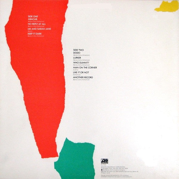 Abacab - secondary