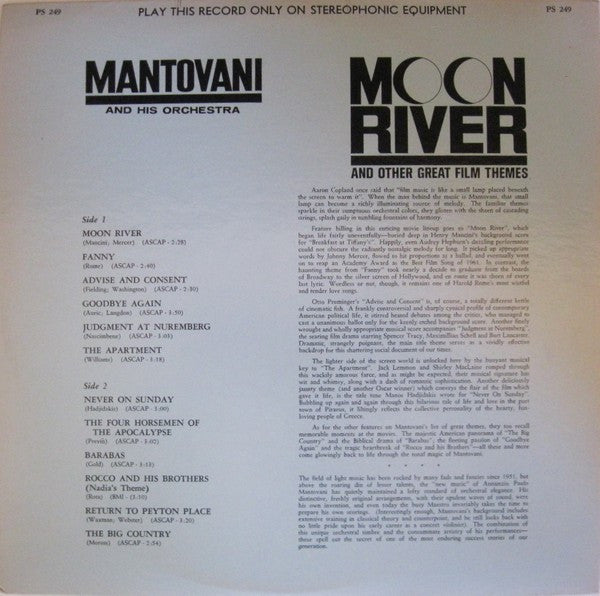Moon River And Other Great Film Themes - secondary