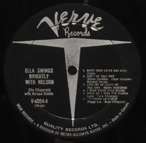 Ella Fitzgerald, Nelson Riddle - Ella Swings Brightly With Nelson