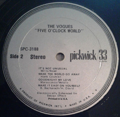The Vogues - Five O'Clock World