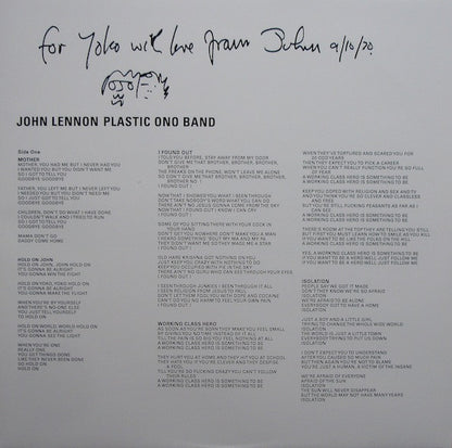 John Lennon / Plastic Ono Band - secondary