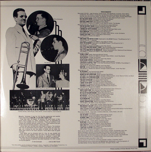 The Complete Glenn Miller, Vol. II 1939 - secondary