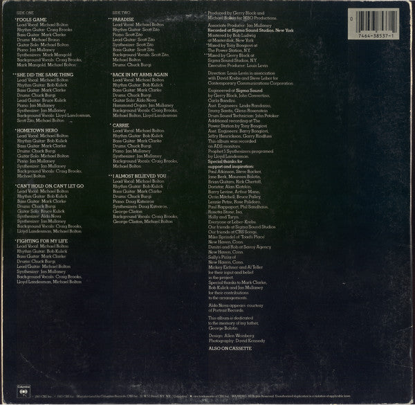 Michael Bolton - secondary