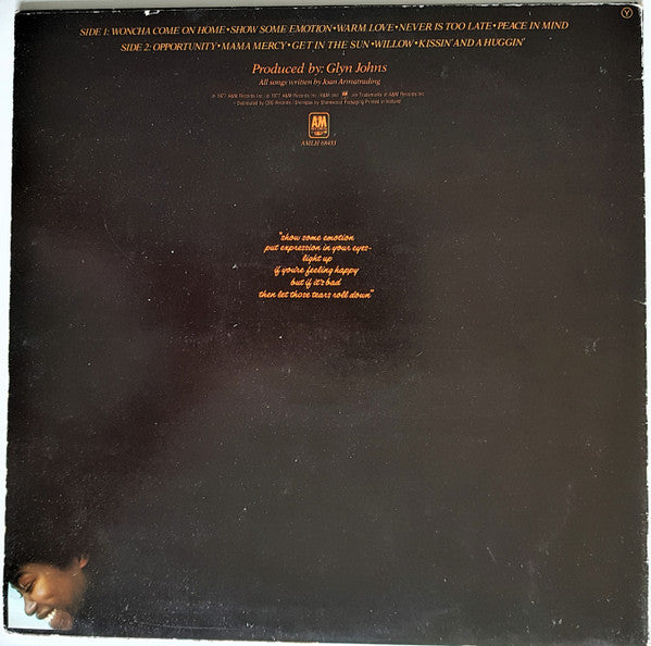 Joan Armatrading - Show Some Emotion