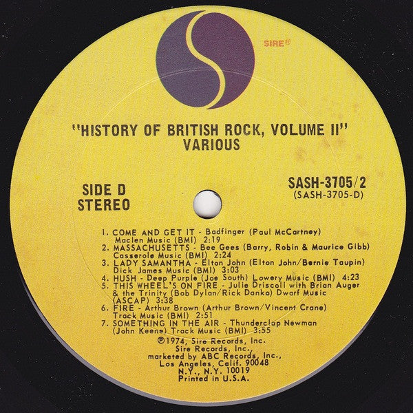 History Of British Rock Vol. 2 - secondary