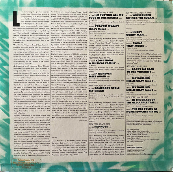 Satchmo's Collector's Items 1936-1937 - secondary