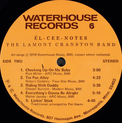 Lamont Cranston Band - El-Cee-Notes