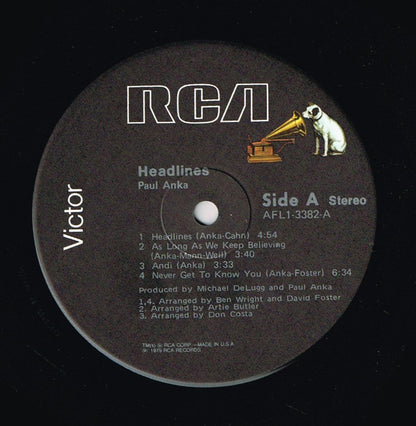 Paul Anka - Headlines