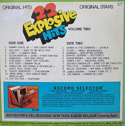 22 Explosive Hits, Vol 2 - secondary