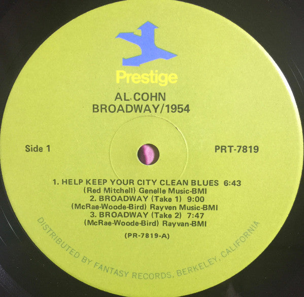 Al Cohn - Broadway/1954