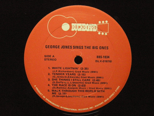 George Jones Sings The Big Ones - secondary
