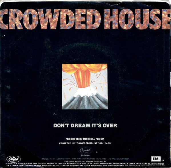 Don't Dream It's Over - secondary